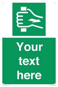 Custom Pull Bar Sign